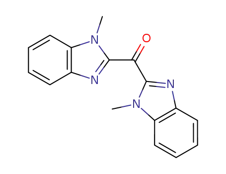 Molecular Structure of 61650-33-7 (Methanone, bis(1-methyl-1H-benzimidazol-2-yl)-)