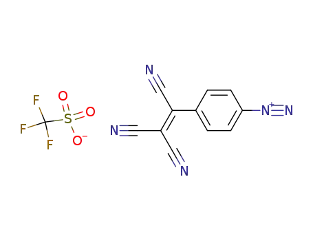 4-(tricyanovinyl)benzenediazonium triflate