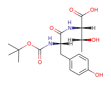 Molecular Structure of 80110-55-0 (Boc-Tyr-Thr-OH)