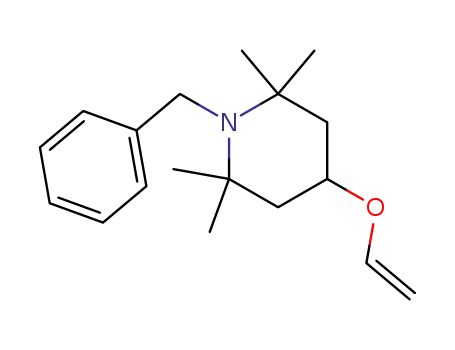 Molecular Structure of 76245-94-8 (1-benzyl-2,2,6,6-tetramethyl-4-piperidyl vinyl ether)