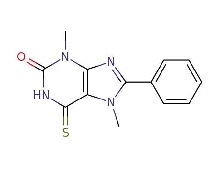 3,7-dimethyl-8-phenyl-6-thioxo-1,3,6,7-tetrahydro-purin-2-one