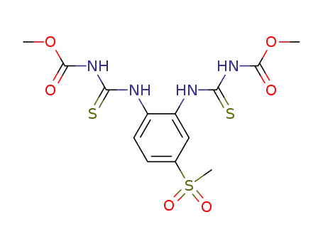 1,2-bis-(3-carbomethoxy-2-thioureido)-4-methylsulfonylbenzene