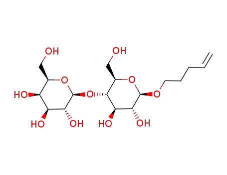 n-pentenyl (β-D-galactopyranosyl)-(1<*>4)-β-D-glucopyranoside