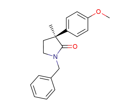 (S)-1-Benzyl-3-(4-methoxy-phenyl)-3-methyl-pyrrolidin-2-one