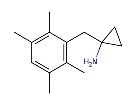 Molecular Structure of 869535-58-0 (1-(2,3,5,6-tetramethylbenzyl)cyclopropylamine)