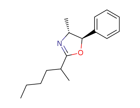 (4<i>R</i>)-4<i>r</i>-methyl-2-((Ξ)-1-methyl-pentyl)-5<i>t</i>-phenyl-4,5-dihydro-oxazole