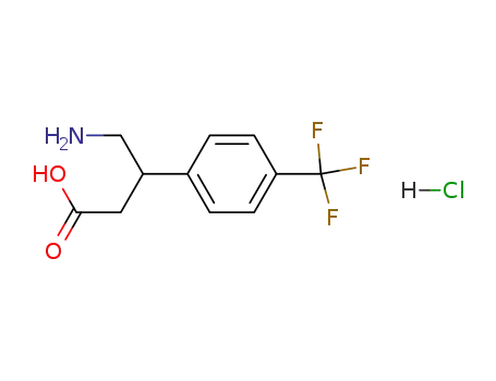 4-Amino-3-(4'-trifluoromethylphenyl)-butyric acid-HCl