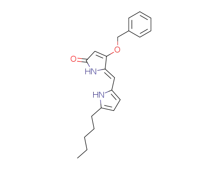 4-Benzyloxy-5-[1-(5-pentyl-1H-pyrrol-2-yl)-meth-(Z)-ylidene]-1,5-dihydro-pyrrol-2-one