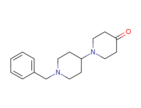 Molecular Structure of 198206-66-5 ([1,4'-Bipiperidin]-4-one, 1'-(phenylmethyl)-)