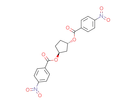 (+/-)-<i>trans</i>-1.3-bis-(4-nitro-benzoyloxy)-cyclopentane