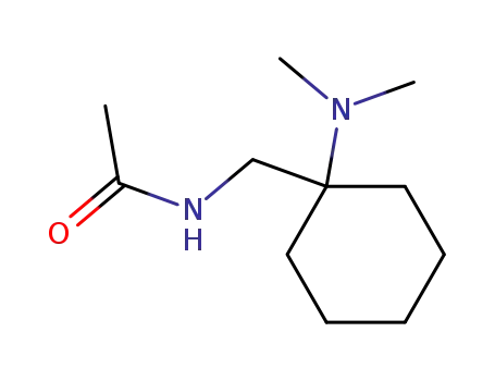 Molecular Structure of 41805-05-4 (acetamidomethylcyclohexyl-dimethylamine)