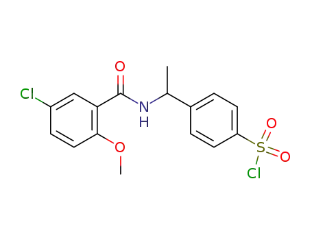 p-(5-chloro-2-methoxybenzamidoethyl)-benzenesulfonyl chloride