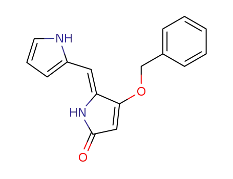 4-Benzyloxy-5-[1-(1H-pyrrol-2-yl)-meth-(Z)-ylidene]-1,5-dihydro-pyrrol-2-one