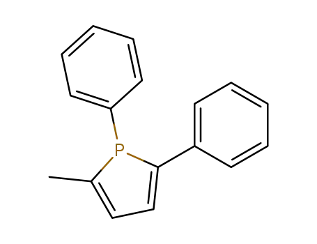 Molecular Structure of 34862-53-8 (1H-Phosphole, 2-methyl-1,5-diphenyl-)
