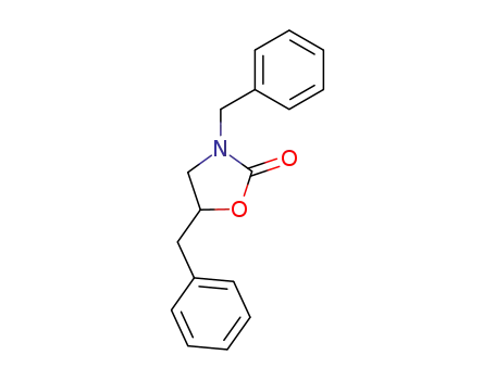 Molecular Structure of 62825-82-5 (2-Oxazolidinone, 3,5-bis(phenylmethyl)-)