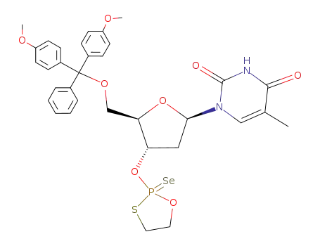 5'-O-(4,4'-dimethoxytrityl)-thymidine-3'-O-(2-seleno-1,3,2-oxathiaphospholane)