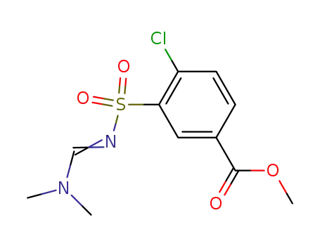 4-chloro-5-N,N-dimethylaminomethyleneamino-sulphonyl-benzoic acid methyl ester