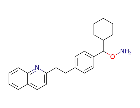 <i>O</i>-{cyclohexyl-[4-(2-quinolin-2-yl-ethyl)-phenyl]-methyl}-hydroxylamine