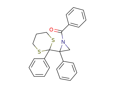 phenyl[2-phenyl-2-(2-phenyl-1,3-dithian-2-yl)aziridin-1-yl]methanone