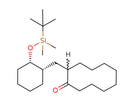 (2RS,1'S,2'S)-2-[2-(tert-butyldimethylsilyloxy)cyclohexylmethyl]cyclodecan-1-one