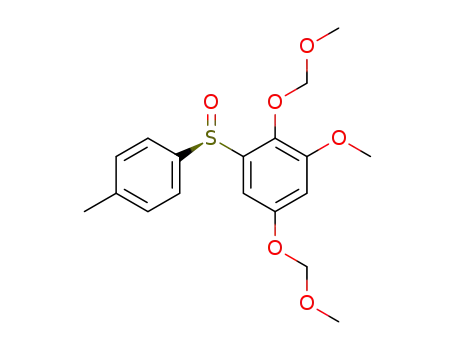 1-Methoxy-2,5-bis-methoxymethoxy-3-((R)-toluene-4-sulfinyl)-benzene