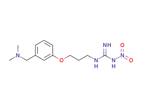N-nitro-N'-[3-[3-(N,N-dimethylaminomethyl)phenoxy]propyl]guanidine