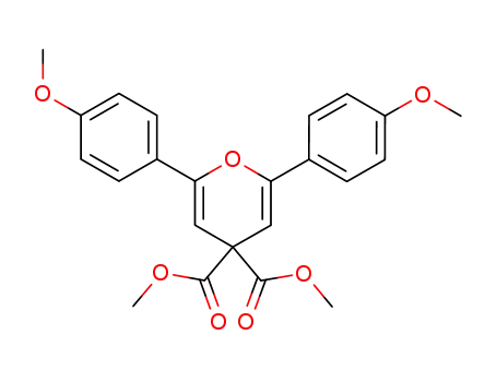 4H-Pyran-4,4-dicarboxylic acid, 2,6-bis(4-methoxyphenyl)-, dimethyl
ester