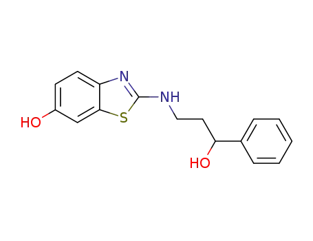 3-(6-hydroxy-benzothiazol-2-ylamino)-1-phenylpropan-1-ol