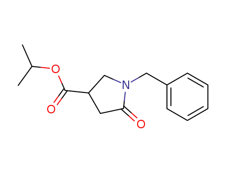 Molecular Structure of 256451-31-7 (isopropyl N-benzylpyrrolidin-2-one-4-carboxylate)