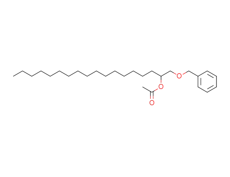 Molecular Structure of 94616-50-9 (2-Octadecanol, 1-(phenylmethoxy)-, acetate)