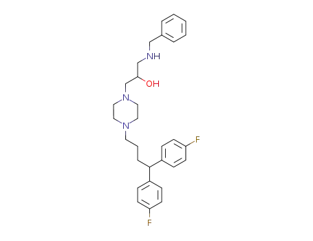 1-(4,4-Bis(4-fluorophenyl)butyl)-4-(2-hydroxy-3-phenylmethylaminopropyl)piperazine