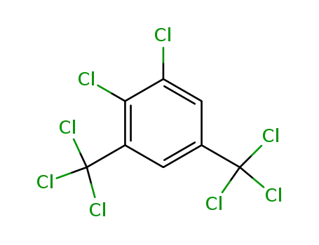 Molecular Structure of 60047-47-4 (4,5-dichloro-1,3-bis-(trichloromethyl)-benzene)