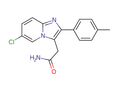 2-(6-chloro-2-<i>p</i>-tolyl-imidazo[1,2-<i>a</i>]pyridin-3-yl)-acetamide