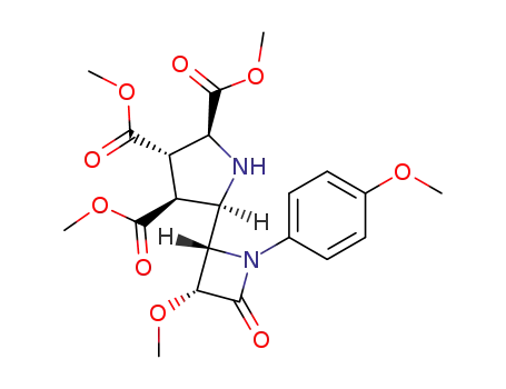 (2S,3S,4S,5R)-5-[(2S,3R)-3-Methoxy-1-(4-methoxy-phenyl)-4-oxo-azetidin-2-yl]-pyrrolidine-2,3,4-tricarboxylic acid trimethyl ester