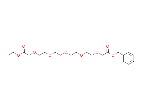 (2-{2-[2-(2-ethoxycarbonylmethoxy-ethoxy)-ethoxy]-ethoxy}-ethoxy)-acetic acid benzyl ester