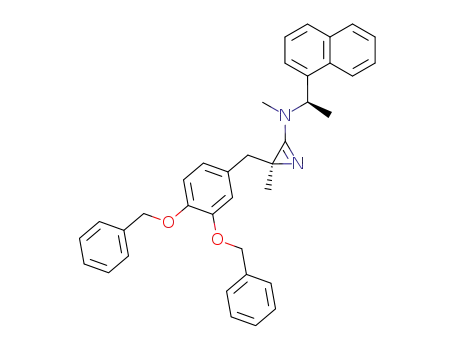 (S)-2-[3,4-bis(benzyloxy)benzyl]-2,N-dimethyl-N-[(R)-1-(naphthalen-1-yl)ethyl]-2H-azirin-3-amine