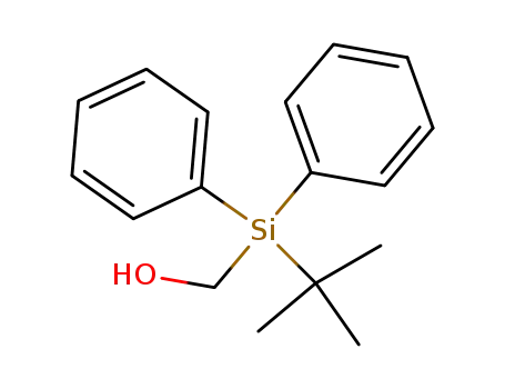 Molecular Structure of 144314-38-5 (Methanol, [(1,1-dimethylethyl)diphenylsilyl]-)