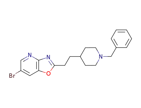 2-[(1-benzyl-4-piperidinyl)ethyl]-6-bromooxazolo[4,5-b]pyridine