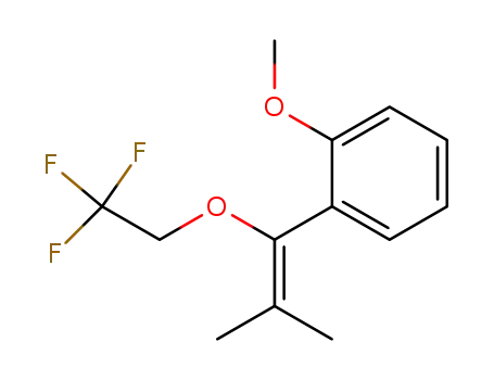1-Methoxy-2-[2-methyl-1-(2,2,2-trifluoro-ethoxy)-propenyl]-benzene