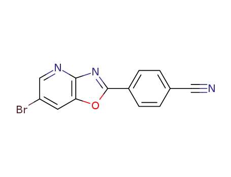 4-(6-bromooxazolo[4,5-b]pyridin-2-yl)benzonitrile