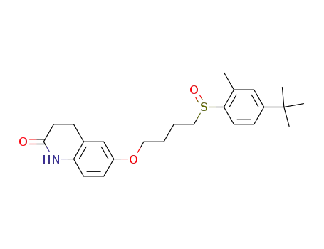 6-[4-(2-Methyl-4-tert. butylphenyl-sulfinyl)-butoxy]-3,4-dihydro-carbostyril