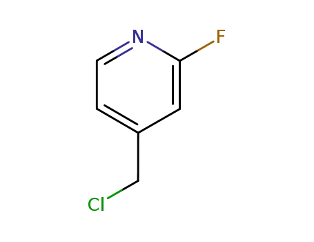 Molecular Structure of 155705-46-7 (Pyridine, 4-(chloromethyl)-2-fluoro- (9CI))