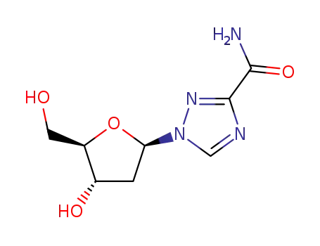 Molecular Structure of 40372-06-3 (2'-Deoxyribavirin)