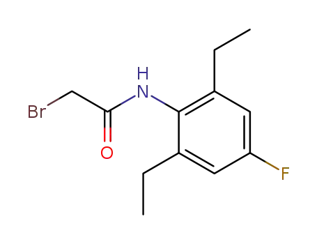 2-bromo-<i>N</i>-(2,6-diethyl-4-fluoro-phenyl)-acetamide