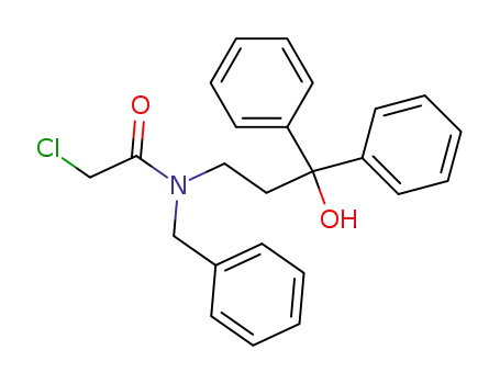 Acetamide,
2-chloro-N-(3-hydroxy-3,3-diphenylpropyl)-N-(phenylmethyl)-