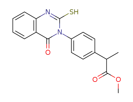 Methyl 4-(1,4-dihydro-4-oxo-2-thioxo-3(2H)-quinazolinyl)-alpha-methylbenzeneacetate