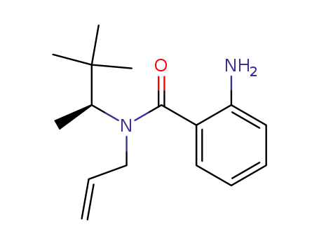 N-prop-2-enyl-N-[(2S)-3,3-dimethyl-2-butyl]-2-aminobenzamide