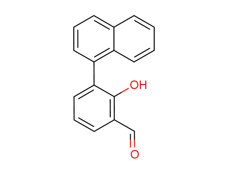 Molecular Structure of 14562-14-2 (Benzaldehyde, 2-hydroxy-3-(1-naphthalenyl)-)