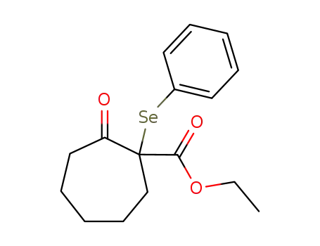 2-Carbethoxy-2-phenylselenocycloheptanon
