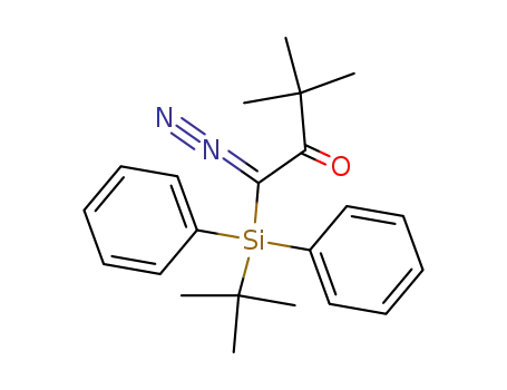 1-(tert-Butyl-diphenyl-silanyl)-1-diazo-3,3-dimethyl-butan-2-one